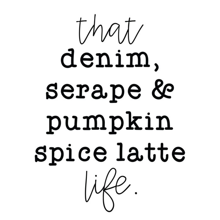 Denim Serape Pumpkin Spice Thumbnail
