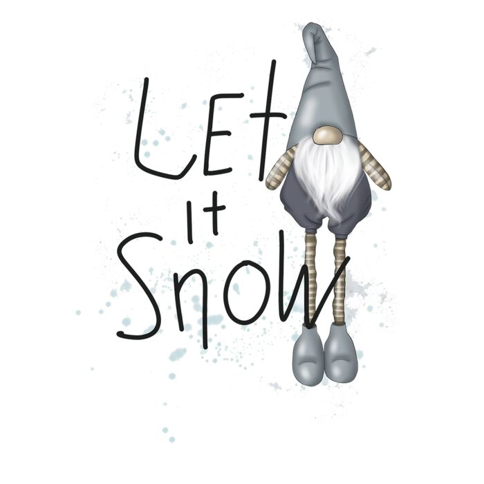 LET IT SNOW GNOME   TIE DYE Thumbnail