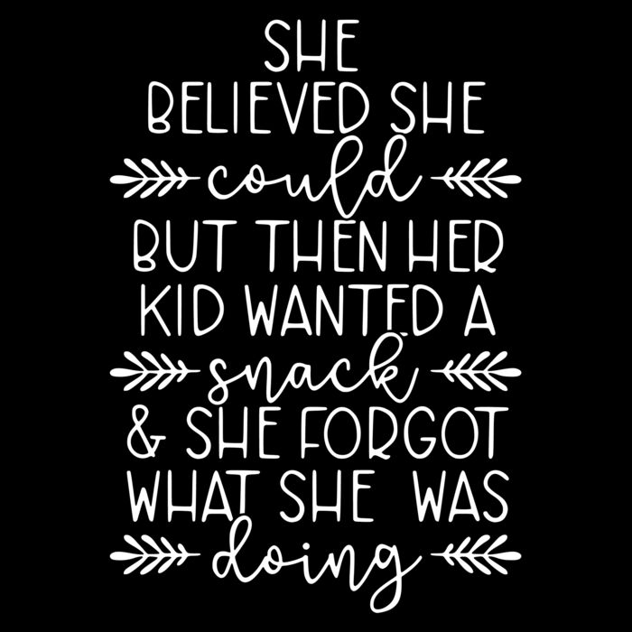 SHE BELIEVE SHE COULD   MOM Thumbnail