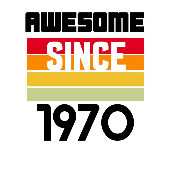 Awesome Since Custom Year Thumbnail