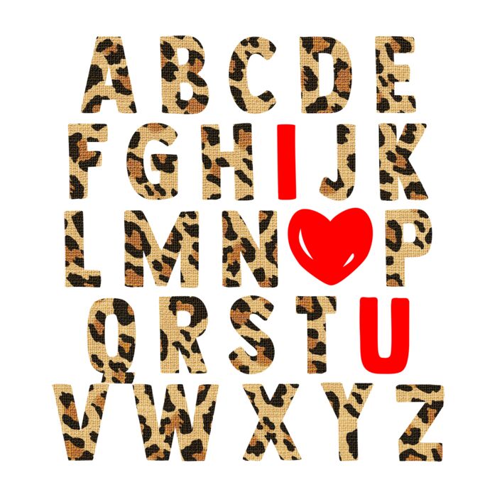 I HEART YOU  CHEETAH Thumbnail