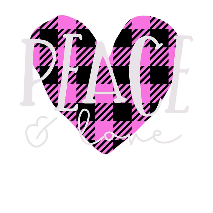 Peace and Love Heart Thumbnail