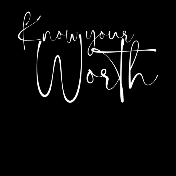 Know Your Worth Cursive Thumbnail