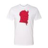 16X20 PRINT AREA Unisex CVC T-Shirt Thumbnail