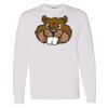 16x20 PRINT AREA Heavy Cotton™ Long Sleeve T-Shirt Thumbnail