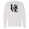 16x20 PRINT AREA Heavy Cotton™ Long Sleeve T-Shirt Thumbnail