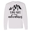 16x20 PRINT AREA Heavy Cotton™ Long Sleeve T-Shirt Thumbnail