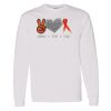 16x20 PRINT AREA Heavy Cotton™ Long Sleeve T-Shirt Thumbnail
