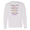 16x20 PRINT AREA Heavy Cotton™ Long Sleeve T-Shirt Thumbnail