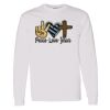 16x20 PRINT AREA Heavy Cotton™ Long Sleeve T-Shirt Thumbnail