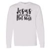 16x20 PRINT AREA Heavy Cotton™ Long Sleeve T-Shirt Thumbnail