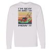 16x20 PRINT AREA Heavy Cotton™ Long Sleeve T-Shirt Thumbnail