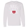 16x20 PRINT AREA Heavy Cotton™ Long Sleeve T-Shirt Thumbnail