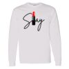 16x20 PRINT AREA Heavy Cotton™ Long Sleeve T-Shirt Thumbnail