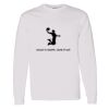 16x20 PRINT AREA Heavy Cotton™ Long Sleeve T-Shirt Thumbnail