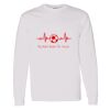 16x20 PRINT AREA Heavy Cotton™ Long Sleeve T-Shirt Thumbnail