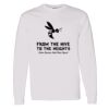 16x20 PRINT AREA Heavy Cotton™ Long Sleeve T-Shirt Thumbnail