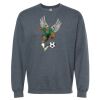 16x20 PRINT AREA Softstyle® Midweight Crewneck Sweatshirt Thumbnail