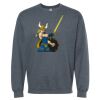 16x20 PRINT AREA Softstyle® Midweight Crewneck Sweatshirt Thumbnail