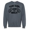 16x20 PRINT AREA Softstyle® Midweight Crewneck Sweatshirt Thumbnail