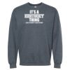 16x20 PRINT AREA Softstyle® Midweight Crewneck Sweatshirt Thumbnail