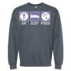16x20 PRINT AREA Softstyle® Midweight Crewneck Sweatshirt Thumbnail