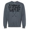 16x20 PRINT AREA Softstyle® Midweight Crewneck Sweatshirt Thumbnail