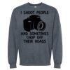 16x20 PRINT AREA Softstyle® Midweight Crewneck Sweatshirt Thumbnail