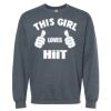 16x20 PRINT AREA Softstyle® Midweight Crewneck Sweatshirt Thumbnail
