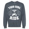 16x20 PRINT AREA Softstyle® Midweight Crewneck Sweatshirt Thumbnail