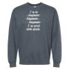 16x20 PRINT AREA Softstyle® Midweight Crewneck Sweatshirt Thumbnail