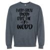 16x20 PRINT AREA Softstyle® Midweight Crewneck Sweatshirt Thumbnail