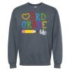 16x20 PRINT AREA Softstyle® Midweight Crewneck Sweatshirt Thumbnail