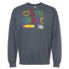 16x20 PRINT AREA Softstyle® Midweight Crewneck Sweatshirt Thumbnail