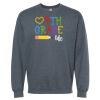 16x20 PRINT AREA Softstyle® Midweight Crewneck Sweatshirt Thumbnail