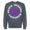 16x20 PRINT AREA Softstyle® Midweight Crewneck Sweatshirt Thumbnail