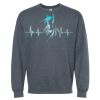 16x20 PRINT AREA Softstyle® Midweight Crewneck Sweatshirt Thumbnail
