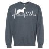 16x20 PRINT AREA Softstyle® Midweight Crewneck Sweatshirt Thumbnail