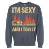 16x20 PRINT AREA Softstyle® Midweight Crewneck Sweatshirt Thumbnail