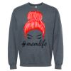 16x20 PRINT AREA Softstyle® Midweight Crewneck Sweatshirt Thumbnail