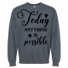 16x20 PRINT AREA Softstyle® Midweight Crewneck Sweatshirt Thumbnail