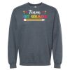 16x20 PRINT AREA Softstyle® Midweight Crewneck Sweatshirt Thumbnail