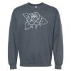 16x20 PRINT AREA Softstyle® Midweight Crewneck Sweatshirt Thumbnail