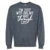 16x20 PRINT AREA Softstyle® Midweight Crewneck Sweatshirt Thumbnail