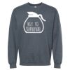 16x20 PRINT AREA Softstyle® Midweight Crewneck Sweatshirt Thumbnail