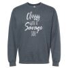16x20 PRINT AREA Softstyle® Midweight Crewneck Sweatshirt Thumbnail