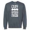 16x20 PRINT AREA Softstyle® Midweight Crewneck Sweatshirt Thumbnail