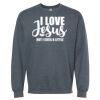 16x20 PRINT AREA Softstyle® Midweight Crewneck Sweatshirt Thumbnail