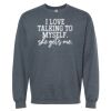 16x20 PRINT AREA Softstyle® Midweight Crewneck Sweatshirt Thumbnail