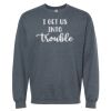 16x20 PRINT AREA Softstyle® Midweight Crewneck Sweatshirt Thumbnail